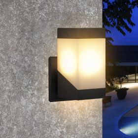 Inowel Wall Lights Outdoor Lantern with E26 Bulb (Not Include) Modern Wall Mount Hang Lamp Wall Sconce Lights for Porch Front Door Max 40W 17215