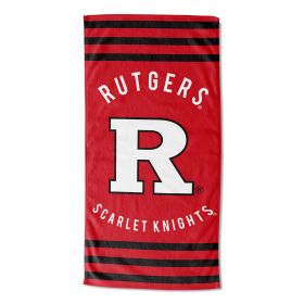 Rutgers Stripes Beach Towel