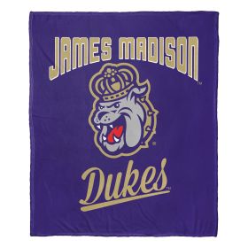 James Madison OFFICIAL NCAA "Alumni" Silk Touch Throw Blanket; 50" x 60"