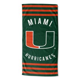 Miami Stripes Beach Towel