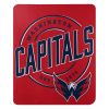 Capitals OFFICIAL NHL "Campaign" Fleece Throw Blanket; 50" x 60"