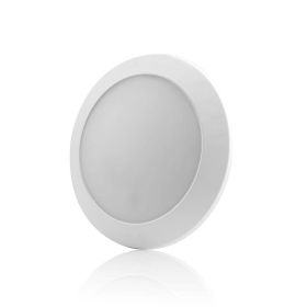 PLANO | LED Disk Downlight | 15 Watt | 13 Lumens | 50K | 120V | 6in | DOB | Dimmable | White Housing | UL & ES Listed