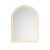 30*40 LED Lighted Bathroom Wall Mounted Mirror with High Lumen+Anti-Fog Separately Control+Dimmer Function