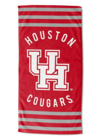 Houston OFFICIAL Collegiate "Stripes" Beach Towel