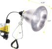 Simple Deluxe HIWKLTCLAMPLIGHTSX12 12-Pack Clamp Lamp Light with 5.5 Inch Aluminum Reflector up to 60 Watt E26/E27 (no Bulb Included) 6 Feet 18/2 SPT-
