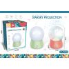 Music Projection Night Light, 360 Degree Rotating Music Projection Night Light Is A Good Helper To Soothe Your Baby To Sleep, Red