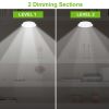 3Pcs LED Night Light Cordless Battery-Powered Closet Lamp Dimmable w/ Remote Stick-on