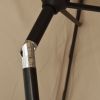 Parasol Taupe 78.7"x83.1" Aluminum