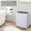 ZOKOP XPB35-ZK35 14.3(7.7 6.6)lbs Semi-automatic Gray Cover Washing Machine