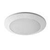 PLANO | LED Disk Downlight | 15 Watt | 13 Lumens | 50K | 120V | 6in | DOB | Dimmable | White Housing | UL & ES Listed