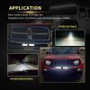 6Inch 2x 36W DOT Approved Led Light Bar Spot Beam Fog Lights Offroad Driving Work Light for UTV SUV ATV Truck 4WD Jeep