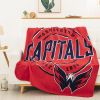 Capitals OFFICIAL NHL "Campaign" Fleece Throw Blanket; 50" x 60"