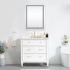 28x36 Inch LED Lighted Bathroom Mirror with 3 Colors Light, Wall Mounted Bathroom Vanity Mirror with Touch Button, Anti-Fog Dimmable Makeup Mirror (Ho