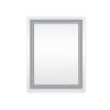 28x36 Inch LED Lighted Bathroom Mirror with 3 Colors Light, Wall Mounted Bathroom Vanity Mirror with Touch Button, Anti-Fog Dimmable Makeup Mirror (Ho