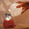 Music Projection Night Light, 360 Degree Rotating Music Projection Night Light Is A Good Helper To Soothe Your Baby To Sleep, Red