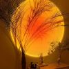 Sunset Lamp, Projector Sunset Light 10W LED Projection Night Light 180 Degree Rotation Romantic Rainbow Light USB Charging for Photography Party Home