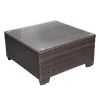 Outdoor Garden Patio Furniture 7-Piece PE Rattan Wicker Cushioned Sofa Sets and Coffee Table, patio furniture set;outdoor couch;outdoor couch patio fu