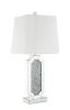 ACME Noralie Table Lamp in Mirrored & Faux Diamonds 40216