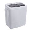 ZOKOP XPB35-ZK35 14.3(7.7 6.6)lbs Semi-automatic Gray Cover Washing Machine
