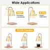 Electric Wax Melt Warmer Lamp Dimmable Fragrance Warmer Wax Candle Melter with 2 GU10 Bulbs 3-7in Adjustable Height 360¬∫ Rotatable