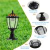 Solar Column Headlights With Dimmable LED