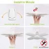 LED Garage Light E27/B22 60W 5400LM 6500K Ceiling Light Deformable Workshop Lamp LED Light Bulbs
