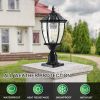 Solar Column Headlights With Dimmable LED