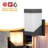 Inowel Wall Lights Outdoor Lantern with E26 Bulb (Not Include) Modern Wall Mount Hang Lamp Wall Sconce Lights for Porch Front Door Max 40W 17215