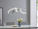 Lisbon Chandelier Integrated LED, Dimmable, Chrome