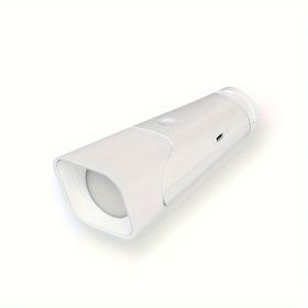 Night Light with Motion Sensor,  Portable LED Flashlight Nightlight, Car Travel Essential Accessories Gadget for Cruise Cabin, Camping & Hotel, Rechar (Color: White)