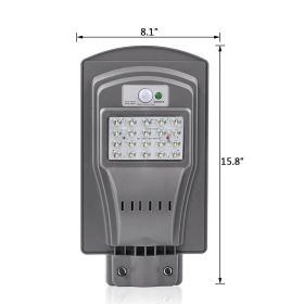 High Way Solar LED Wall Light (Type: 40W 80LED + Remote)