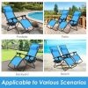 Outdoor Chaise Lounge Chair with Cup Holder