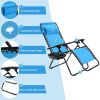 Outdoor Chaise Lounge Chair with Cup Holder