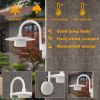 Inowel Wall Light Outdoor LED Barn Lights Wall Mount Lamp Modern Wall Sconce Lighting GX53 LED Bulb Lantern 36607